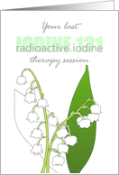 Last Radioactive Iodine Therapy for Thyroid Cancer Treatment Milestone card