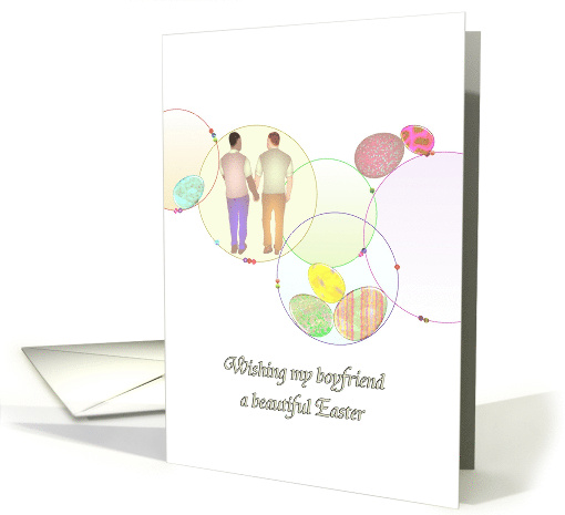 Easter for Gay Boyfriend Interracial Couple Colorful... (1565648)