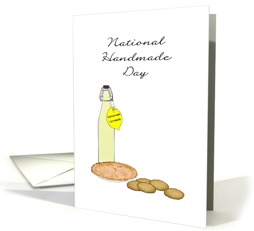 National Handmade Day Baked Goods and Homemade Lemonade card (1567052)