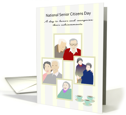 National Senior Citizens Day Honoring Their Achievements card