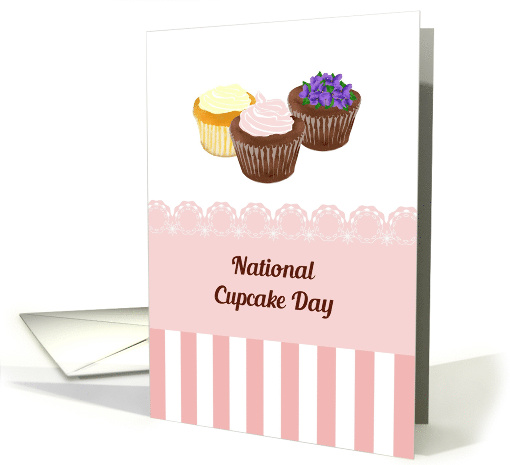 National Cupcake Day Yummy Cupcakes card (1569258)