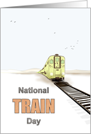National Train Day A Train Journey card