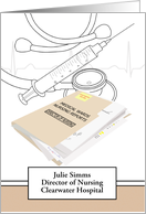 Custom Congratulations Promotion to Director of Nursing card