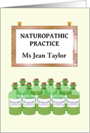 Opening Naturopathic Practice Custom Practitioner’s Name card