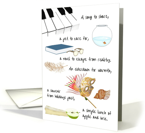 Birthday for Partner The Things We Share card (1587548)