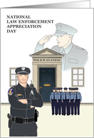 National Law Enforcement Appreciation Day, Our Grateful Thanks card