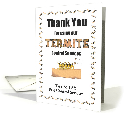 Thank You, Using our Termite Control Services, Termites... (1589732)