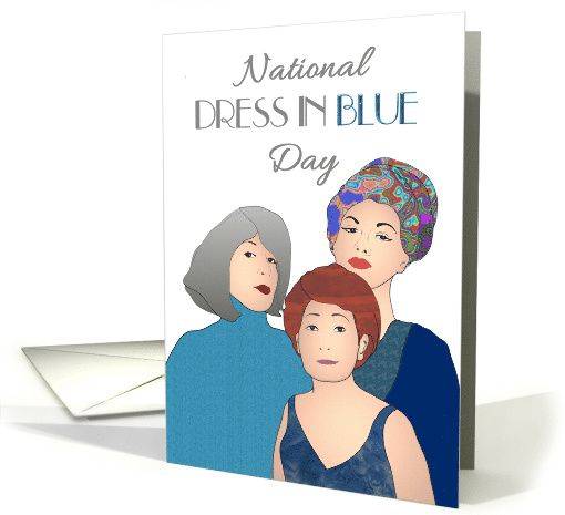 National Dress in Blue Day Awareness of Causes of Colon Cancer card