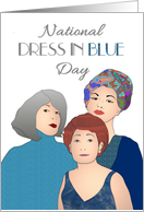 National Dress in Blue Day Awareness of Causes of Colon Cancer card