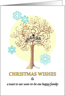 Christmas Co-Parent-in-Laws to Co-Parent-in-Laws Bird Family in Tree card