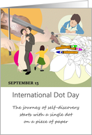 International Dot Day Make Your Mark Get Creative card