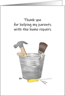 Thank You Neighbor for Helping Elderly Parents with Home Repairs card
