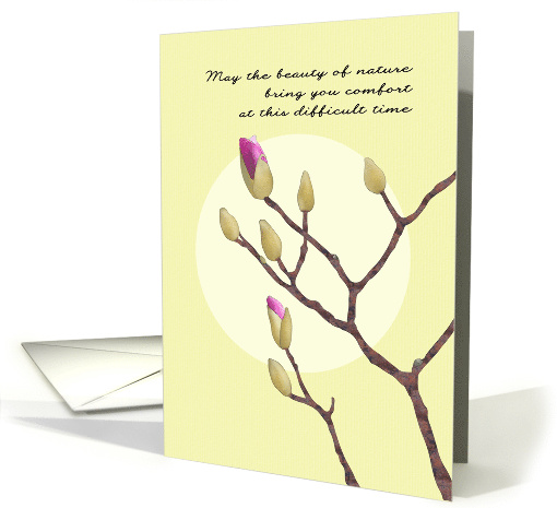 Coronavirus Encouragement At A Difficult Time Magnolia Buds card
