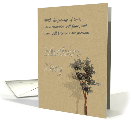 Bereaved Mother's Day Without Son Precious Memories Trees card