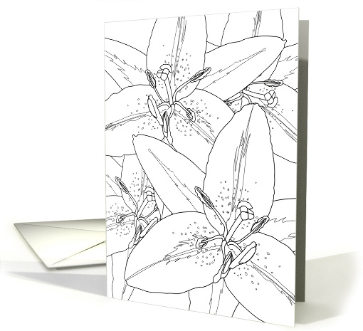 Thinking of You Star Gazers Coloring card (1613722)