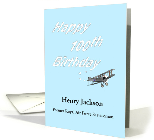 100th Birthday Former Royal Air Force Serviceman Sky... (1616762)