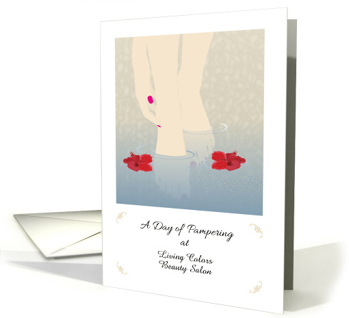 Gift, Manicure and Pedicure at the Salon, Custom card (1623574)
