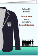 Thank You School Captain Student Leadership Team Custom card