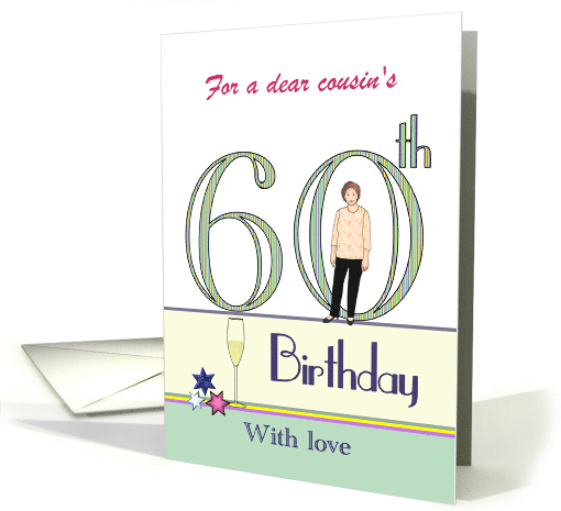 60th Birthday Custom for Female Relation Lady in Front of... (1628450)
