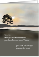 Sympathy for Brother in Law You Were Our Sister’s World Sunset card