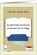 Encouragement for Returning College Student Custom Relation Name card