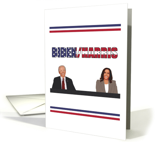 Sketch of Joe Biden and Kamala Harris Remember to Vote card (1652950)