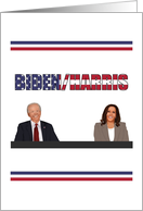 Sketch of Joe Biden and Kamala Harris Remember to Vote card