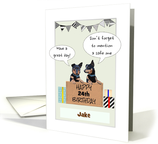 Birthday Lancashire Heelers Gifts Decorative Flags and... (1653598)