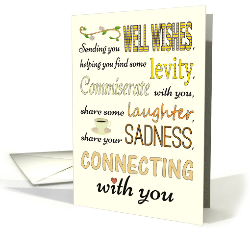 Thinking of You and Supporting You in Any Way COVID 19 card (1657326)