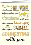 Thinking of You and Supporting You in Any Way COVID 19 card