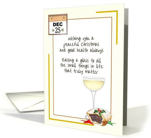 Peaceful Christmas Small Things in Life That Truly Matter card
