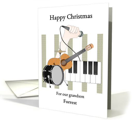 Grandson's Christmas Drum Cymbal Guitar Piano Keys... (1661900)