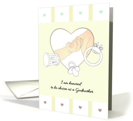 Thank You Choosing Me as Godmother Baby BOY Holding... (1665474)