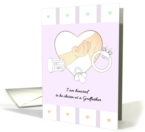 Thank You Choosing Me as Godfather Baby BOY Holding... (1665822)