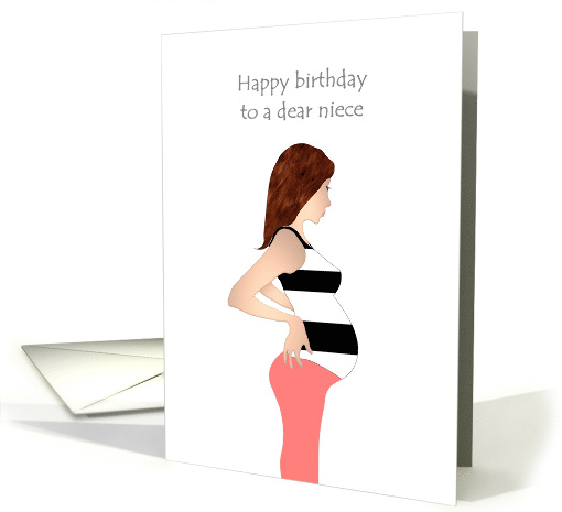 Birthday for Pregnant Niece Great Looking Mother To Be card (1676256)