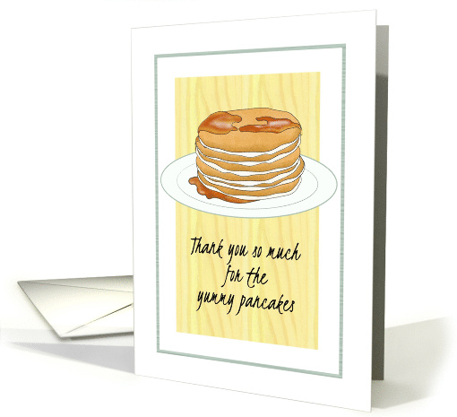 Thank You for the Home Made Pancakes card (1680710)