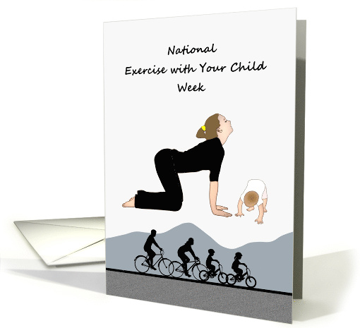 National Exercise with Your Child Week Family Physical Fitness card