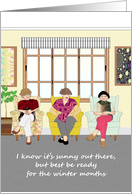 Encouragement Living in Nursing Home Eccentric Residents card