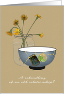 Kintsugi Repair Accentuates Beauty of Broken Bowl Reconciliation card