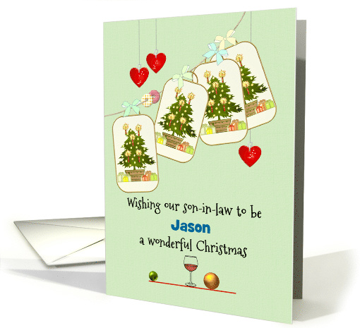 Christmas Son in Law To Be Ornaments and Decorations card (1707990)