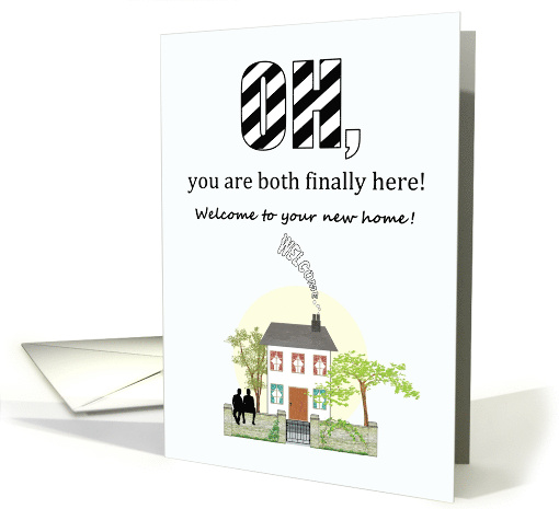 Adopted Teenage Boys Welcome to Your New Home and Family card
