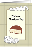 National Marzipan Day Marzipan Filled Chocolate Almonds card