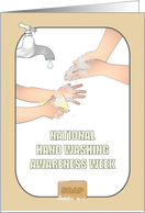 National Hand Washing Awareness Week Good Hand Hygiene card