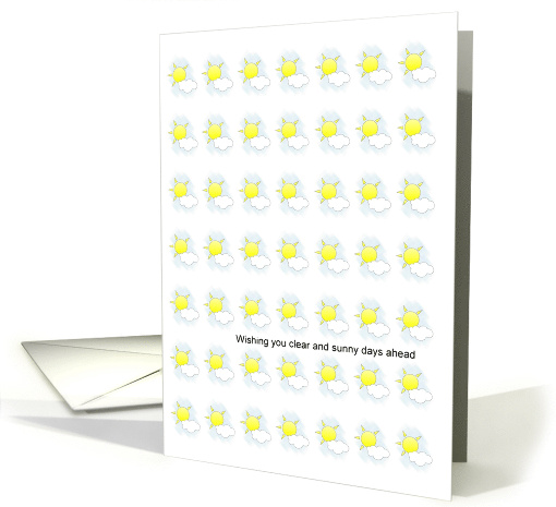 Retirement Meteorologist Clear and Sunny Days Ahead card (1716748)