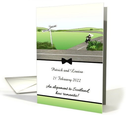 Elopement to Scotland Couple Eloping on Bike Riding on... (1724690)