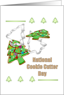 National Cookie Cutter Day Delicious Cookies and Cutters card