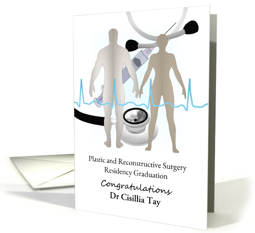 Plastic And Reconstructive Surgery Residency Graduation card (1734392)