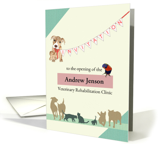Invitation Opening Of Veterinary Rehabilitation Clinic... (1743808)