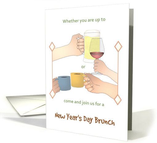 Invite To New Year's Day Brunch Raising A Cup Or Glass To... (1752848)