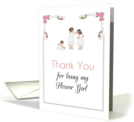 Thank You For Being My Flower Girl Little Girls With... (1763452)